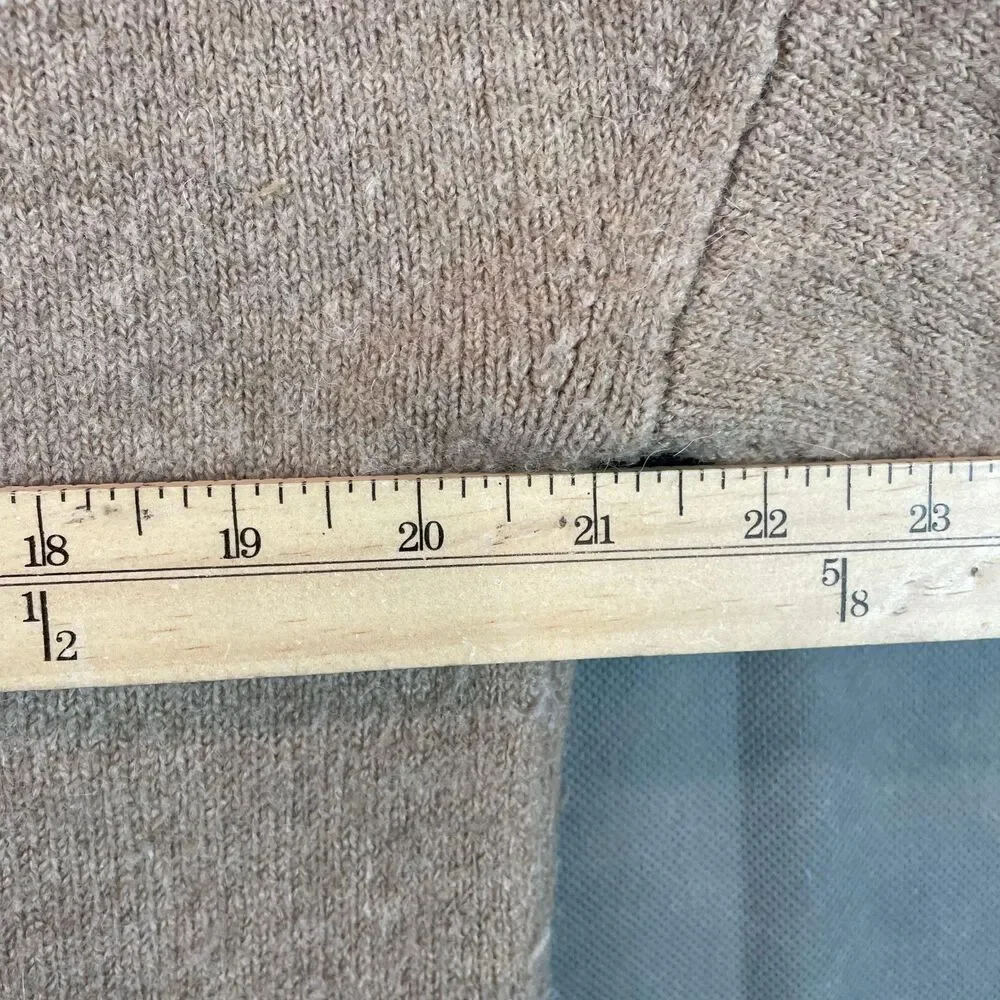 J.Crew Pullover Sweater Women's XS Brown Crew Neck Long Sleeves Knitted - Picture 8 of 8